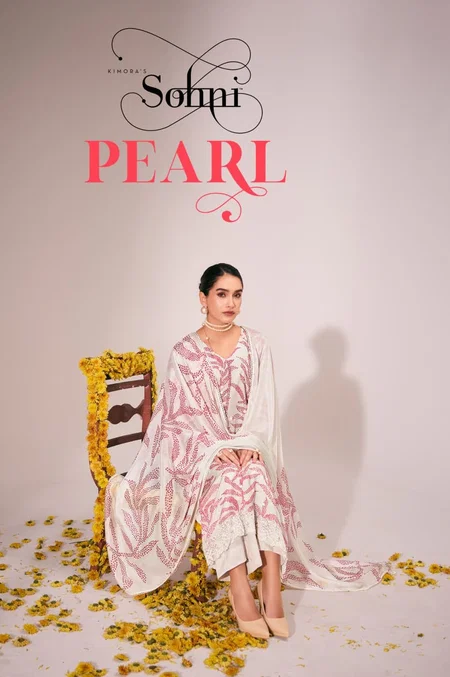 Pearl By Kimora Sohni Muslin Pakistani Salwar Suits 